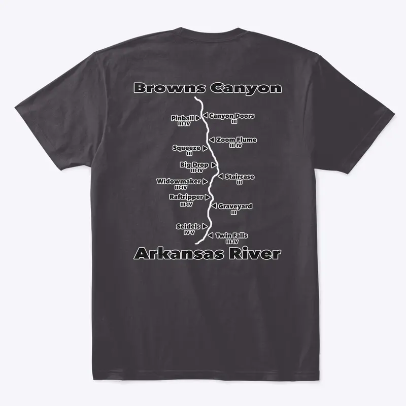 Brown Canyon river map