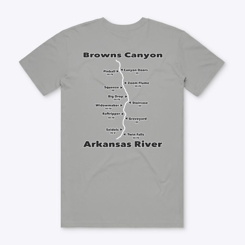 Brown Canyon river map